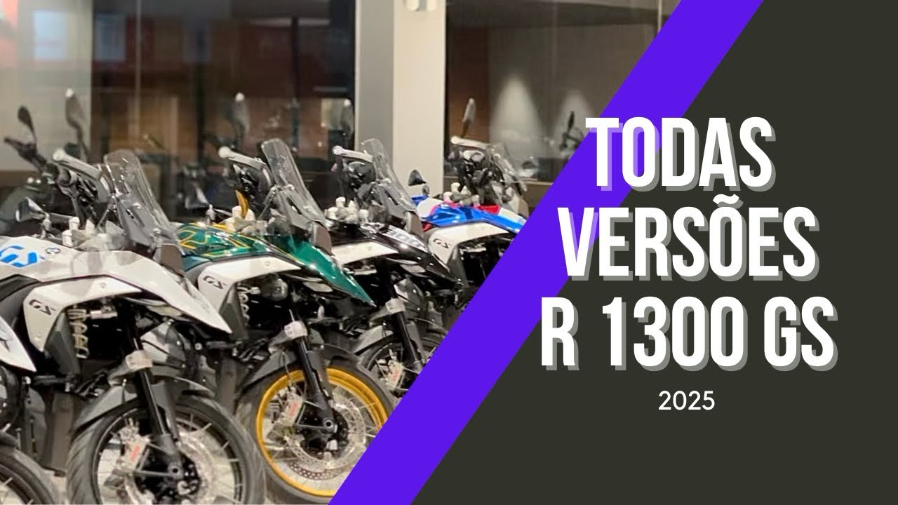 TODAS as versões da R 1300 GS 2025!