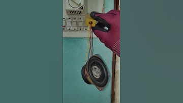 speaker short circuit 😱 #youtubeshorts #shorts #electricial #shortcircuit