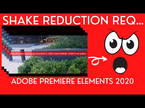 Shake reduction requires