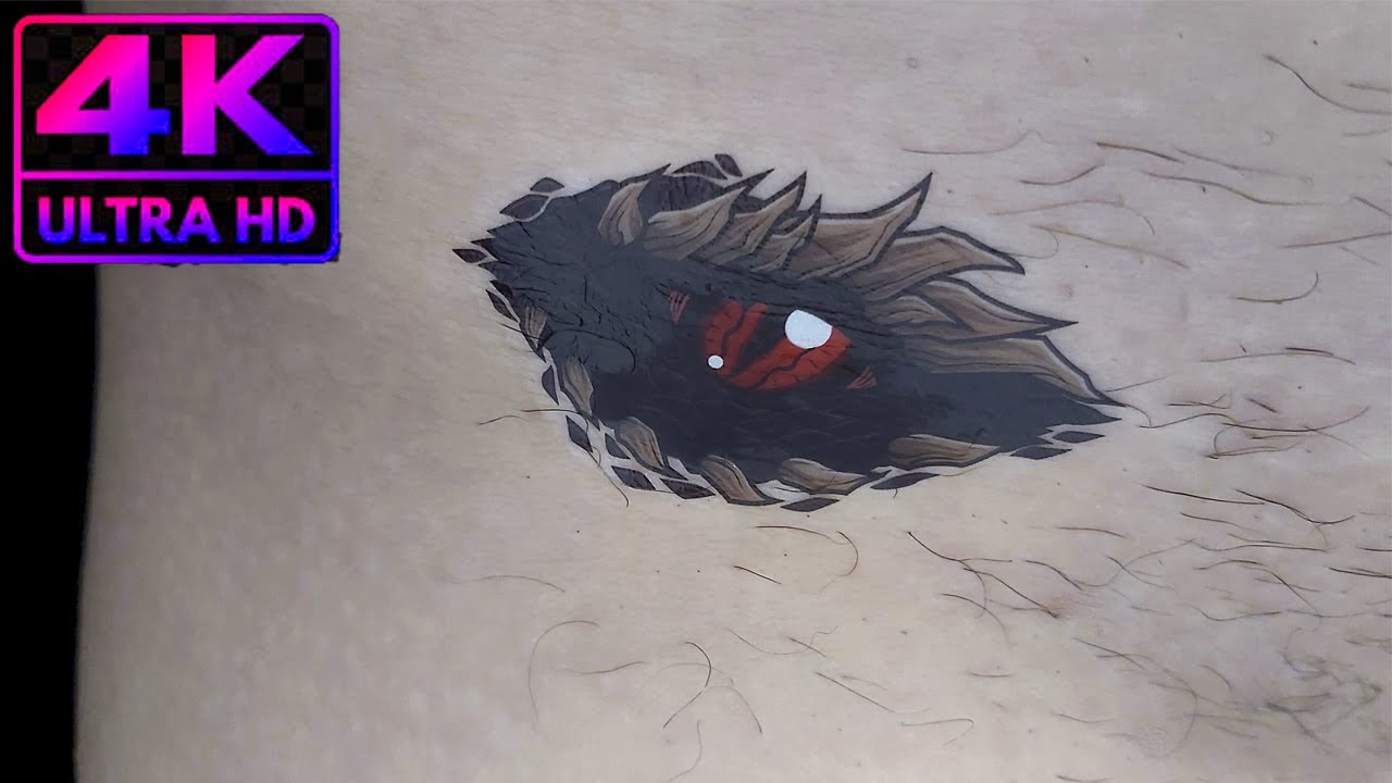😍Wendy creating 🆕 temporary tattoo dragon eye(👁‍🗨tutorial) - YouTube