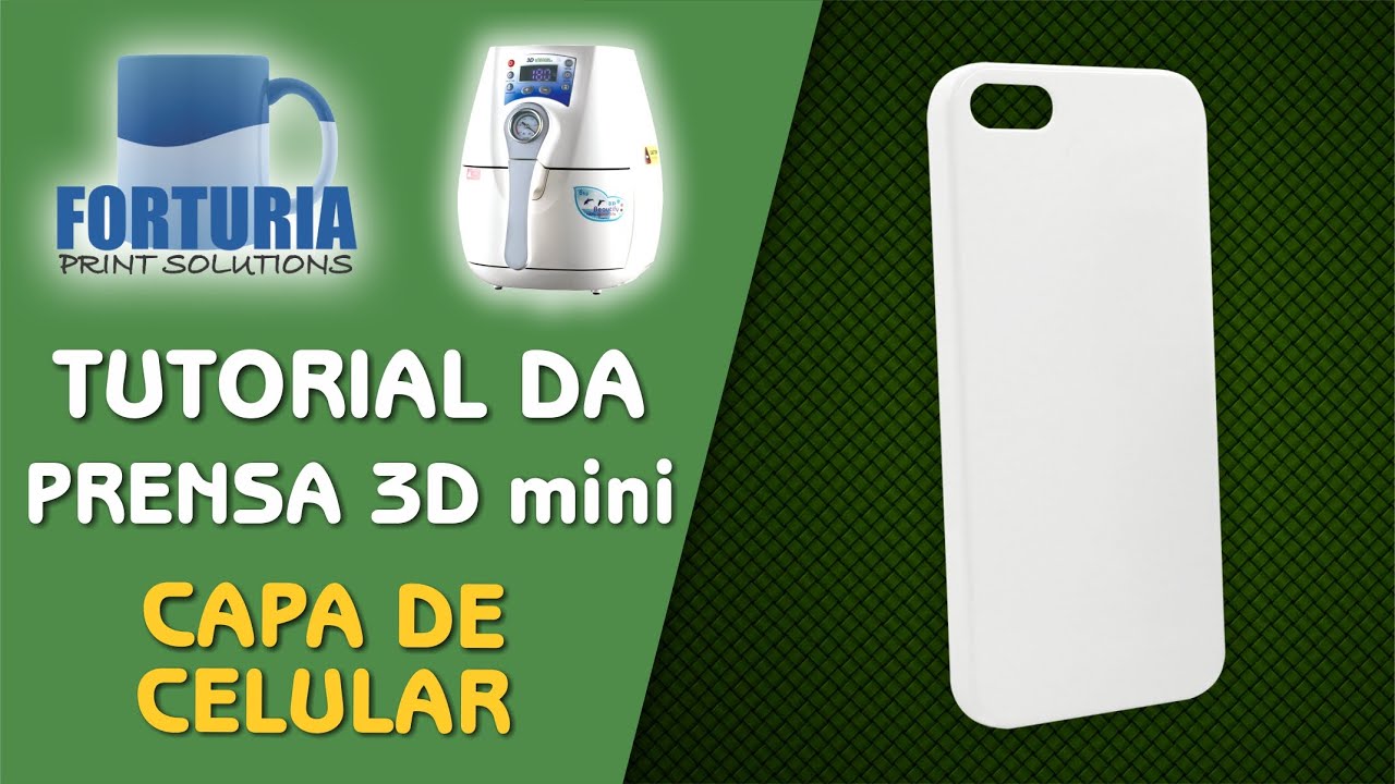 Tutorial Prensa 3D Mini - Capa de Celular - YouTube