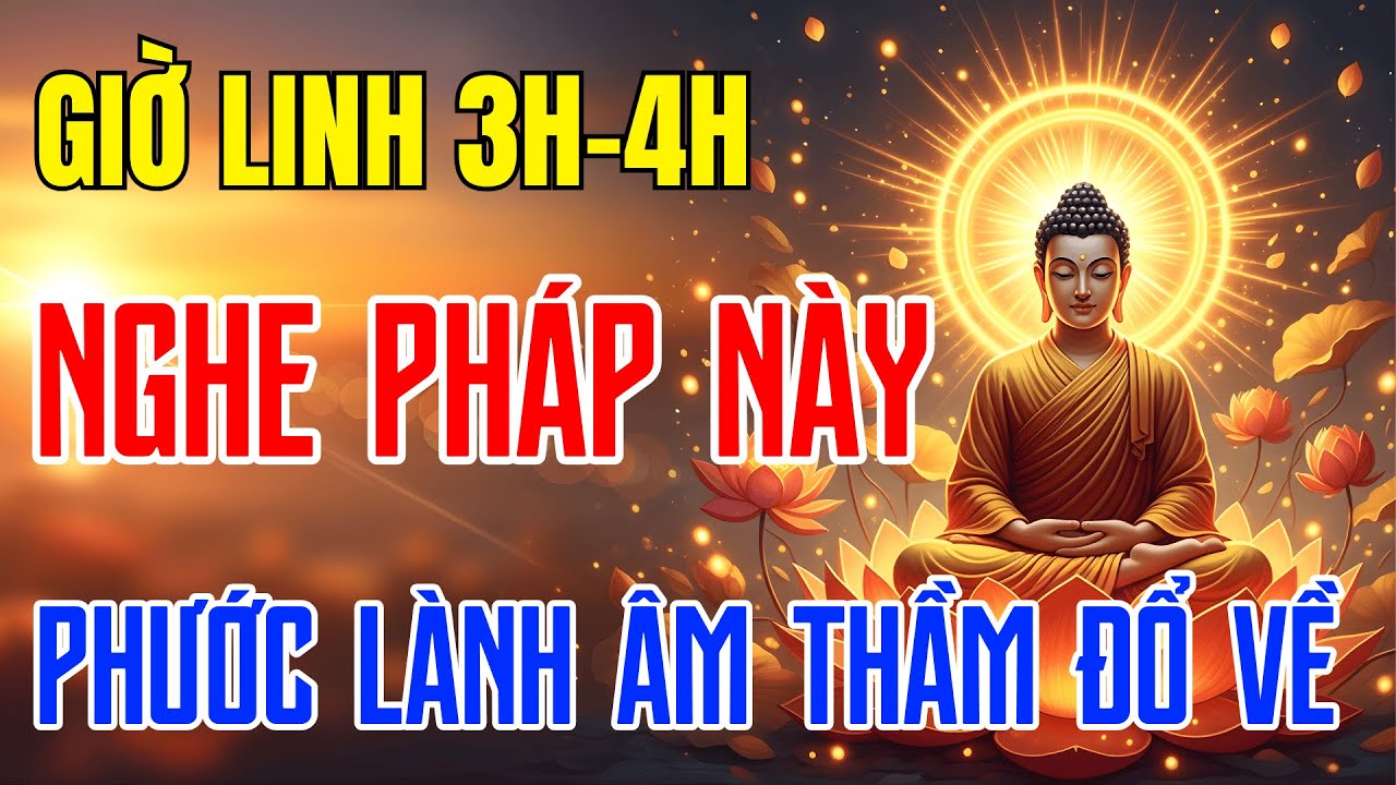 3 Giờ Sáng – Niệm Câu Này Rồi Nghe Pháp, Linh Ứng Cầu An Cầu Phước Rất Mầu Nhiệm