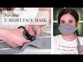 How to Make a Face Mask Out of a T-Shirt for Coronavirus | (No Sew) DIY Face Mask w/ Filter Pocket