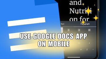 😍 LEARN: How to Use Google Docs App on Mobile | Google Docs Tutorial | 2025