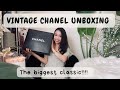 Vintage chanel unboxing one of the best and the largest vintage handbags in the market 