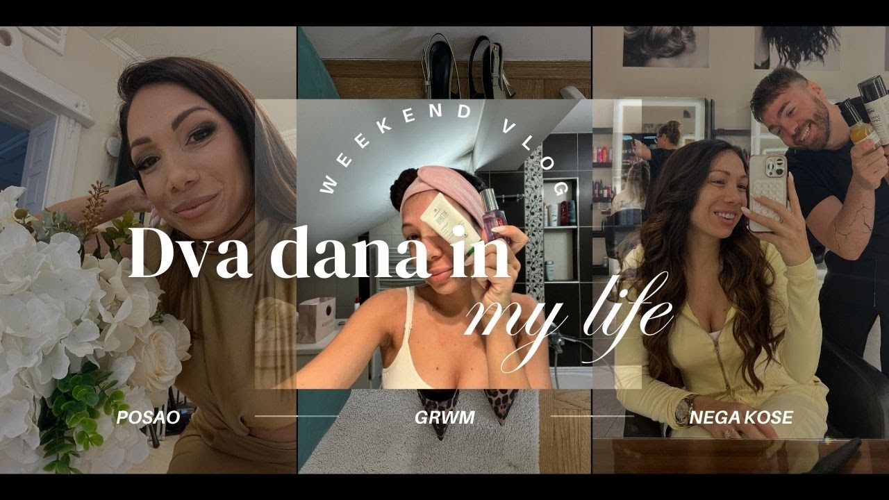 MOJ VIKEND IZA KULISA: GRWM I Mikrostresovi, bidermajer i top kombinacije