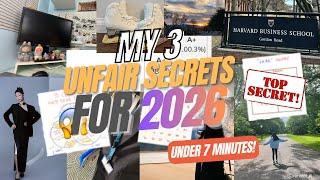 My 3 UNFAIR ADVANTAGES on How to Organize your 2026 in the BEST WAY under 7 MINUTES