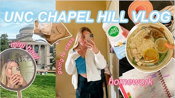UNC CHAPEL HILL VLOG | going to class, mini haul, finals prep! | Isabella LoRe