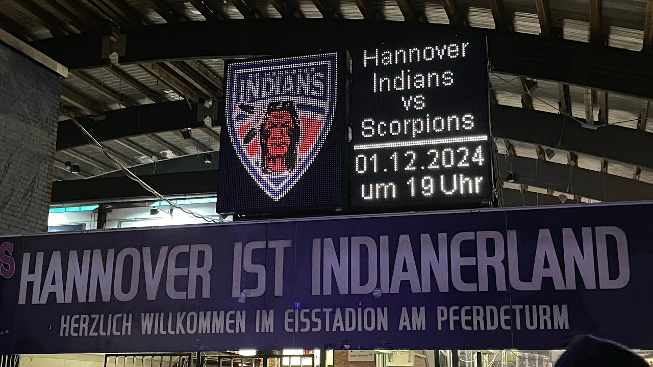 „Derbysieg“ des ECH HANNOVER INDIANS 🏒 💙🤍❤️ - ESC Hannover Scorpions 01.12.2024 (5)