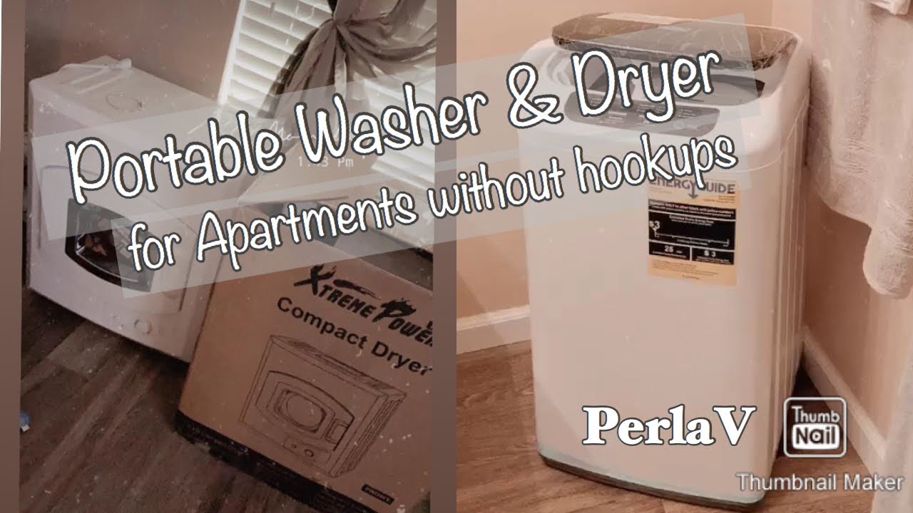 The Ultimate Guide to Portable Washers & Dryers for Apartments Without  Hookups