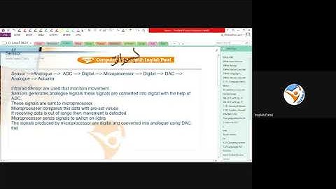 Revsion class on Sensor for O Level & IGCSE Computer Science by Inqilab Patel