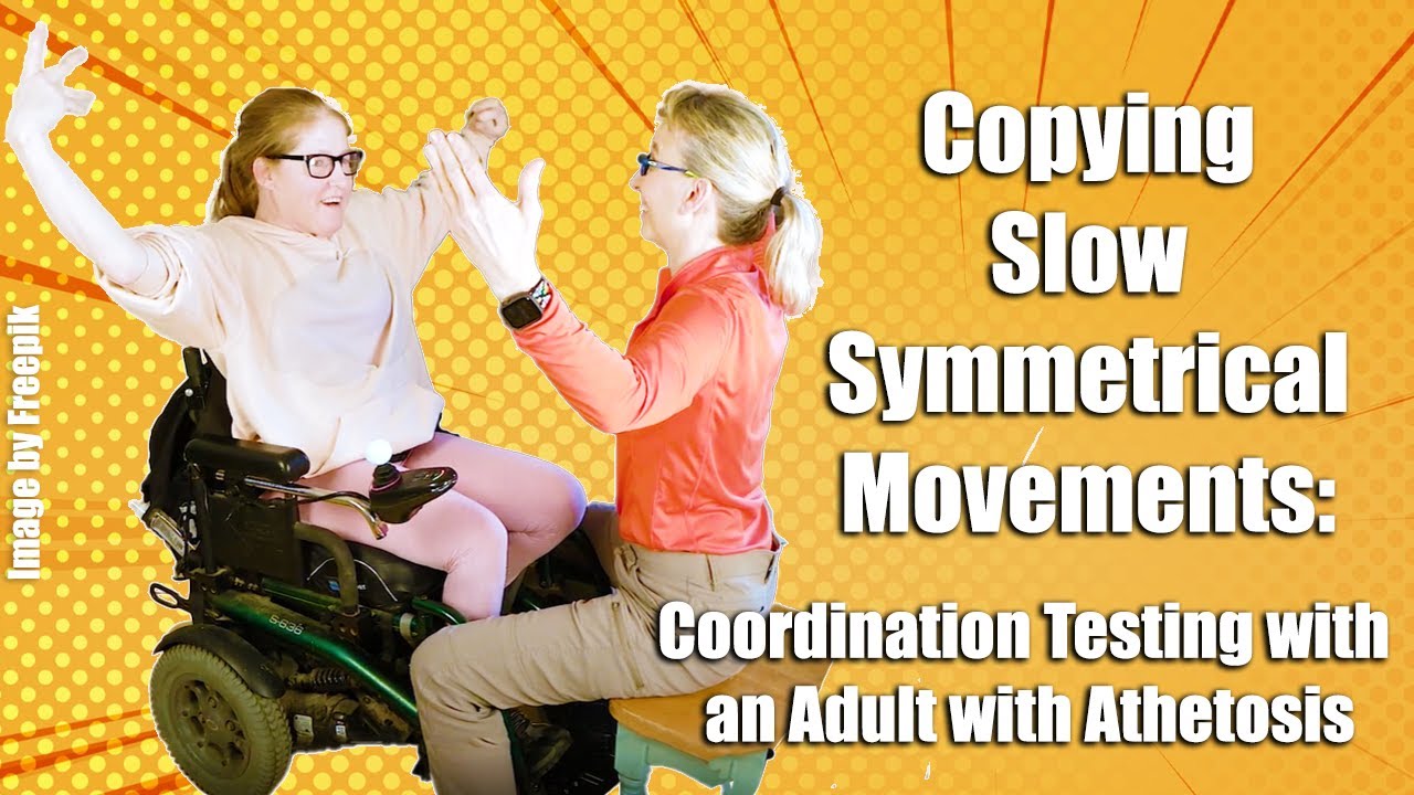 Копирование медленных, симметричных движений: проверка координации с помощью атетоида № 13