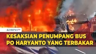 Bus PO Haryanto Terbakar di Yogyakarta, Penumpang Ceritakan Detik-detik Kejadian