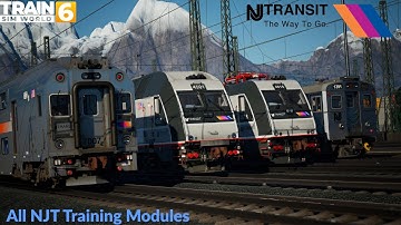 Train Sim World 6: All New Jersey Transit Training Modules.