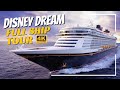 Disney dream  full walkthrough ship tour  review 4k  all public spaces explained