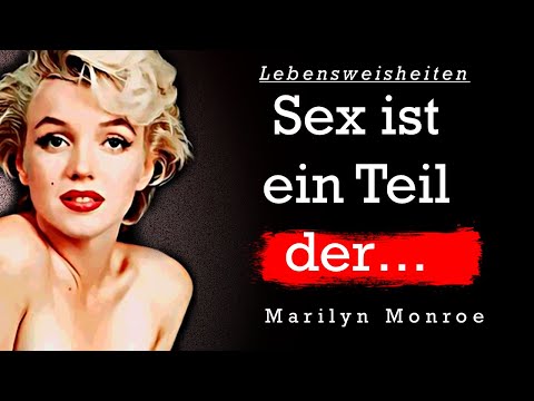 Marilyn Monroe | Die besten Zitate, Sinn Sprüche und Aphorismen | Zitate zum Nachdenken