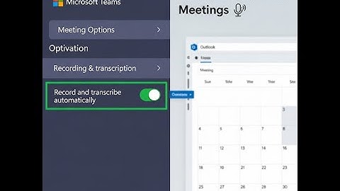 How to Enable Meeting Recording & Transcription in Outlook & Microsoft Teams