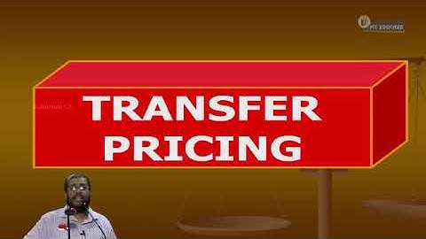 Transfer Pricing   Lecture   1