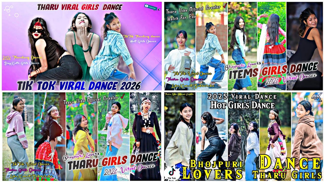 Trending Tharu Dance Long Video 2026 | Tharu Vibe Official Creater