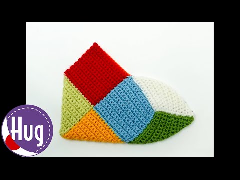 DIY｜Easy Crochet Patchwork Slippers｜Handmade