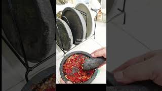 Rak Cobek Besi Serbaguna Bikin Sambel Ulek