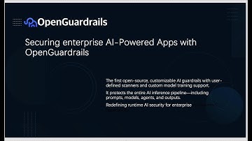 Securing Enterprise AI-powered Apps with OpenGuardrails