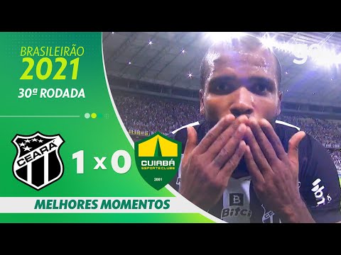 CEARÁ 1 X 0 CUIABÁ | MELHORES MOMENTOS | 30ª RODADA BRASILEIRÃO 2021 | ge.globo