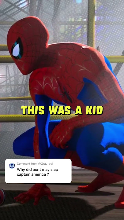 Aunt May Slaps Captain America Because Of The Death Of Spider-man!