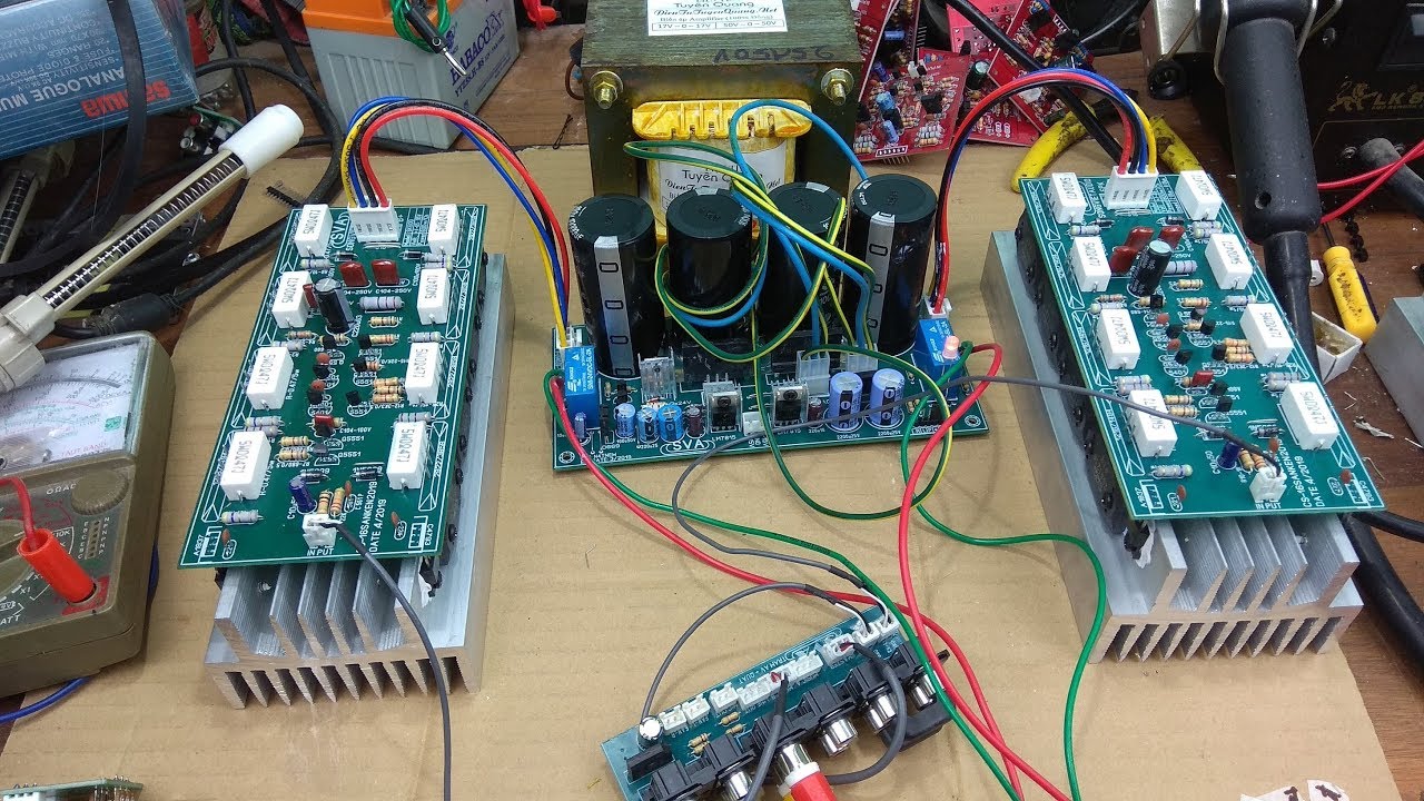 Combo mạch ráp âm ly 16 sò sanken mới về Lý Sơn, Quảng Ngãi,