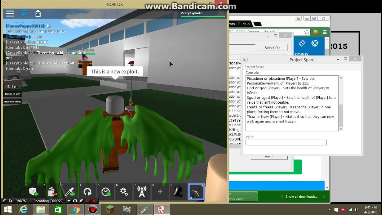 Roblox Exploit - Project Spare [PATCHED] - FIXED LINK!