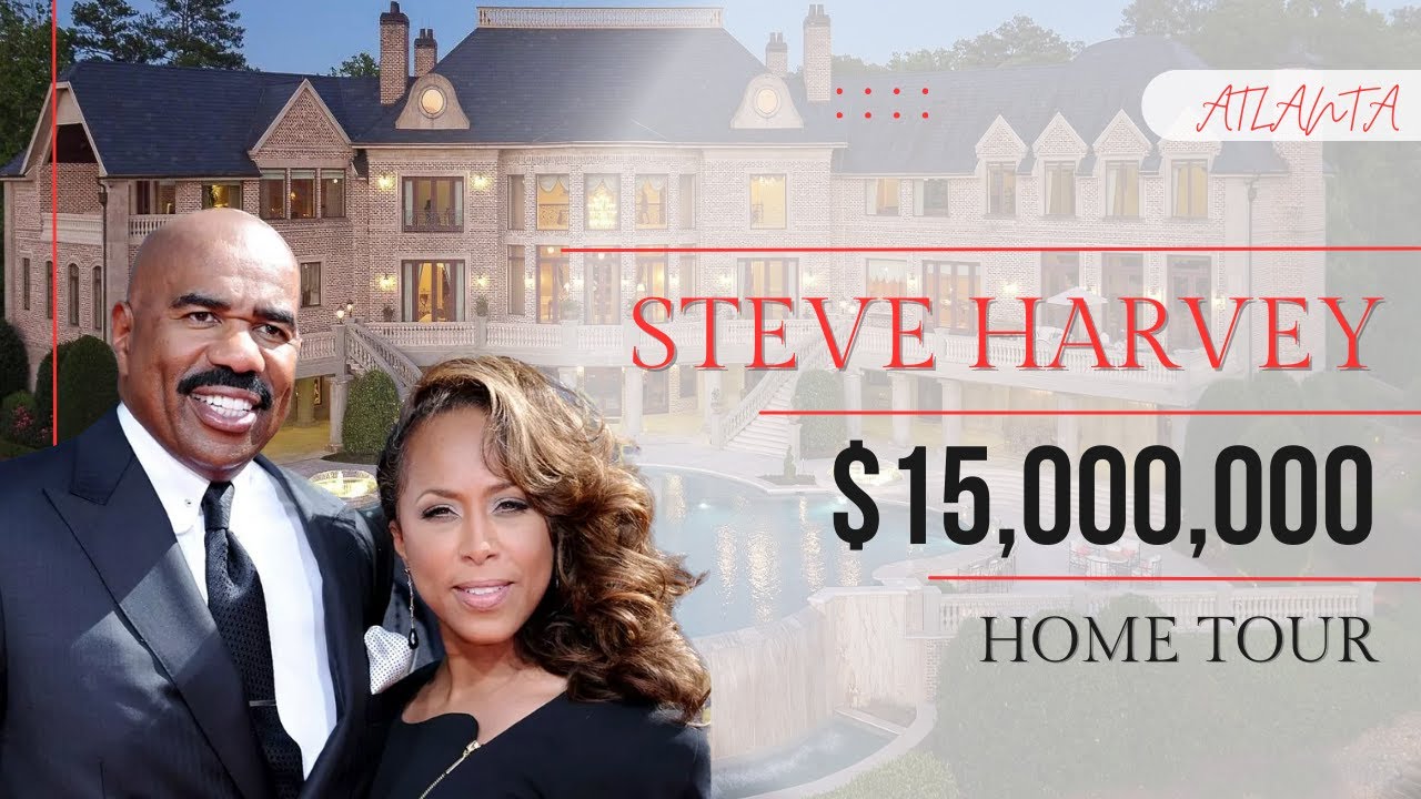 STEVE HARVEY MEGA MANSION TOUR 15,000,000 ATLANTA DREAM HOME YouTube(03)