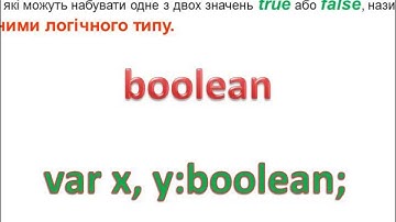 Змінні логічного типу | 8 клас | Розділ 6