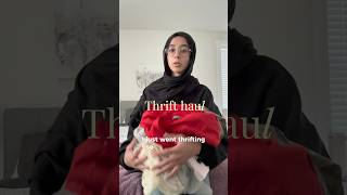 THRIFT HAUL!! #hijabi #thrift #thriftwithme #haul #shoppinghaul #relatable #school