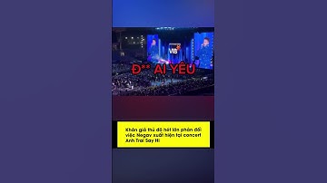 Khán giả thủ đô hét lớn phản đối việc Negav xuất hiện tại concert Anh Trai Say Hi