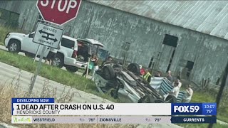1 killed in 2-vehicle crash in Hendricks County