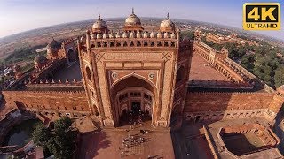 Fatehpur sikri is a small city in northern india, just west of agra,
founded by 16th-century mughal emperor. red sandstone buildings
cluster at its center....