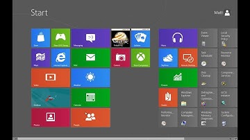 Windows 8 x64 Consumer Preview - Start Menu, Tile Apps, App control (NO AUDIO)