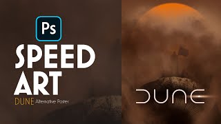 Making an Alternative Poster  - DUNE - #mattepainting #dune #photomanipulationtutorial