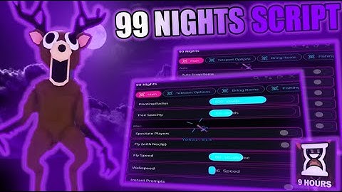 99 Nights in the Forest NO KEY Script – Infinite Diamonds Auto Farm, Kill Aura, ESP & Teleport 2025