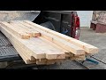 Chainsaw Milling 2x4s - Make your own lumber! Shed Build Part 1