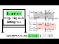 Trig/Trig Sub Integrals But Harder (Calculus 2 challenge)