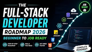 Full-Stack Developer Roadmap 2026 🚀 | Beginner to Job Ready