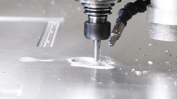 Milling Aluminum on a Portal Milling Machine from vhf