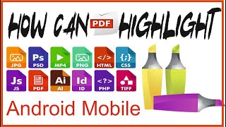 how can ncert book highlight | pdf highlighter for android mobile | pdf highlight kaise kare