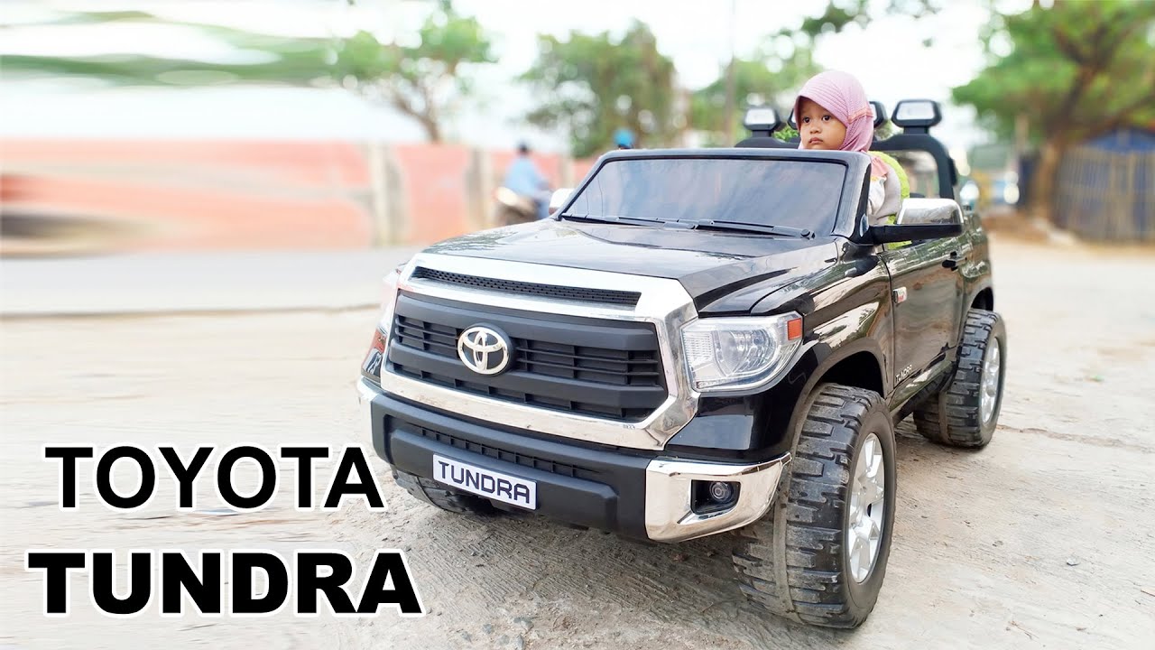 Kids Car Toyota  Tundra Licensed Mobil  Aki Mainan  Toyota  