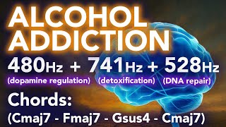 Alcohol Addiction | 480 Hz  + 741 Hz  + 528 Hz | Cmaj7 - Fmaj7 - Gsus4 - Cmaj7 | Reclaiming the Mind screenshot 5