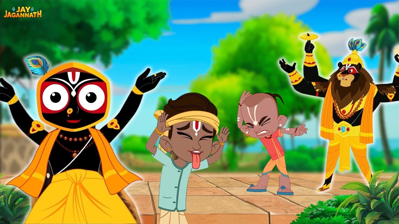 खंभा टूटा, पापी काँपा! जगन्नाथ का दिव्य नृसिंह रूप! | Jay Jagannath | Jagannath Cartoon