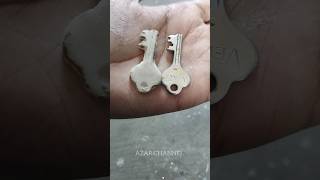 Spare Key making Trick in soda powder 🔑🤯💡 #azarchannel #key #spare