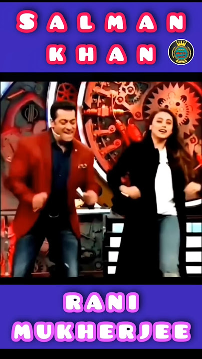 Salman Khan and Rani Mukherjee amazing dance video // #salmankhan #ranimukherjee #indiadance #dance