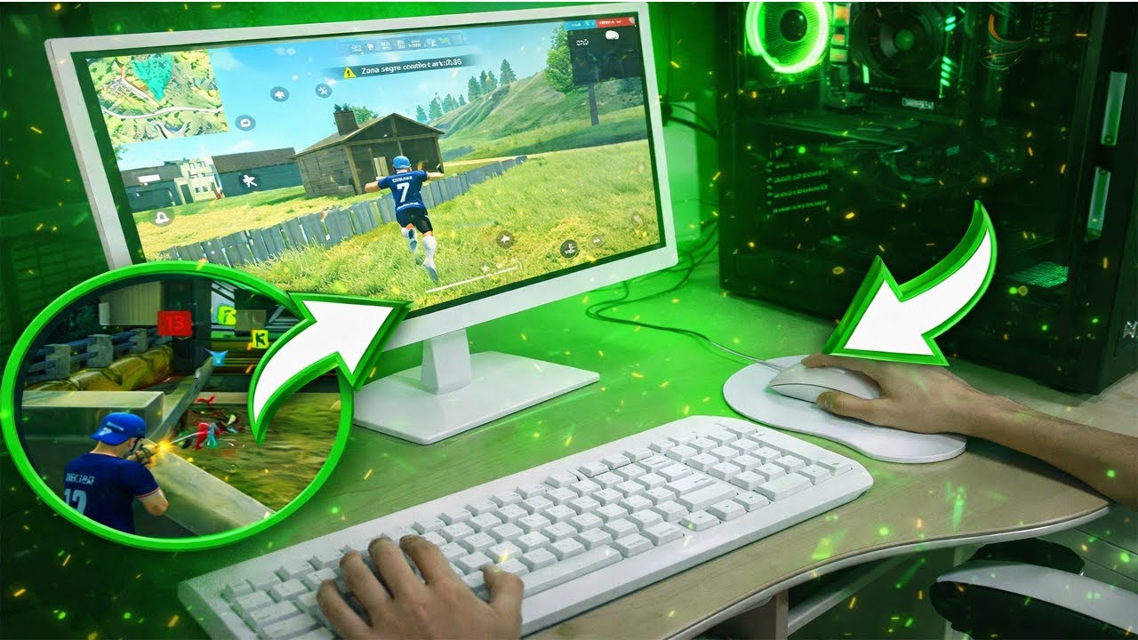 DO MOBILE AO EMULADOR: MINHA EVOLUÇÃO EM 7 DIAS NO FREE FIRE 😱🔥